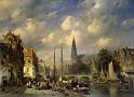 LEICKERT, Charles Henri Joseph - Urban Landscape
